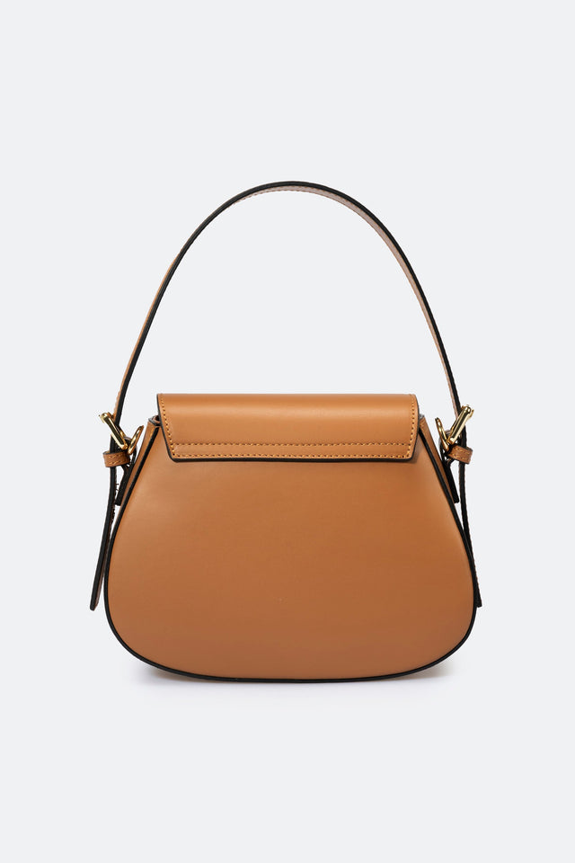 Edna-nero Leather Bag by Prim & Proper - - Prim & Proper -
