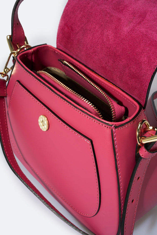 Edna Rosso Leather Bag by Prim & Proper - - Prim & Proper -