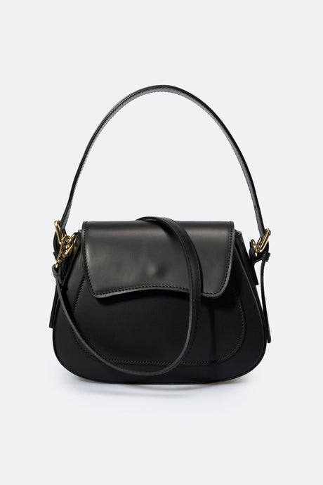 Edna Fuxia Leather Bag by Prim & Proper - Nero - Prim & Proper -