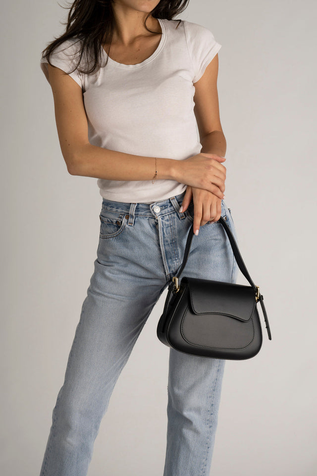 Edna Rosso Leather Bag by Prim & Proper - - Prim & Proper -