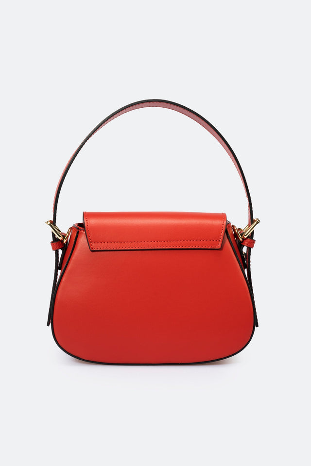 Edna Rosso Leather Bag by Prim & Proper - - Prim & Proper -