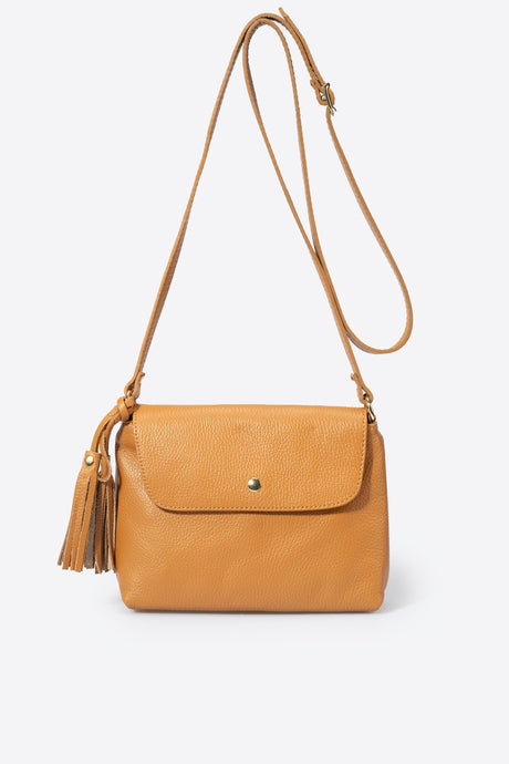 Aster Taupe Leather Bag by Prim & Proper - Cuoio - Prim & Proper -