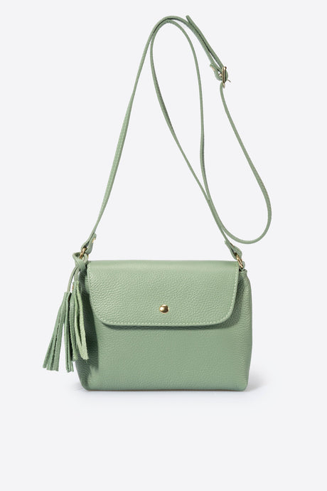 Aster Menta Leather Bag by Prim & Proper - - Prim & Proper -