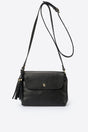 Aster Nero Leather Bag by Prim & Proper - - Prim & Proper -