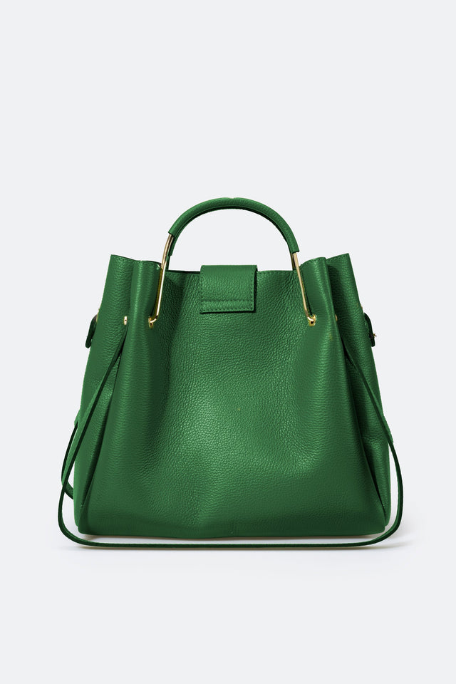 Dione Blue Leather Bag by Prim & Proper - - Prim & Proper - 13 cm 15 cm 20 cm GREY woo_import_1