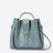 Dione Blue Leather Bag by Prim & Proper - Mineral - Prim & Proper - 13 cm 15 cm 20 cm GREY woo_import_1