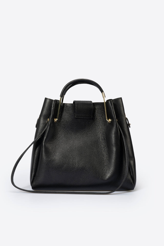 Dione Blue Leather Bag by Prim & Proper - - Prim & Proper - 13 cm 15 cm 20 cm GREY woo_import_1