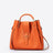 Dione Papaya Leather Bag by Prim & Proper - Papaya - Prim & Proper - 13 cm 15 cm 20 cm GREY woo_import_1