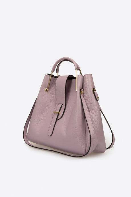Dione Rosa Leather Bag by Prim & Proper - - Prim & Proper - 13 cm 15 cm 20 cm GREY woo_import_1