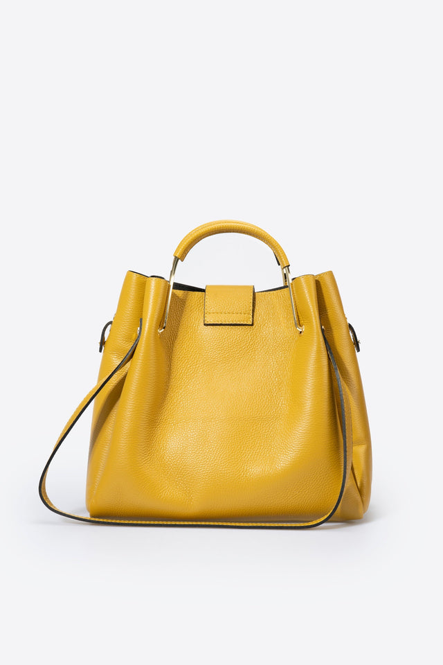 Dione Blue Leather Bag by Prim & Proper - - Prim & Proper - 13 cm 15 cm 20 cm GREY woo_import_1