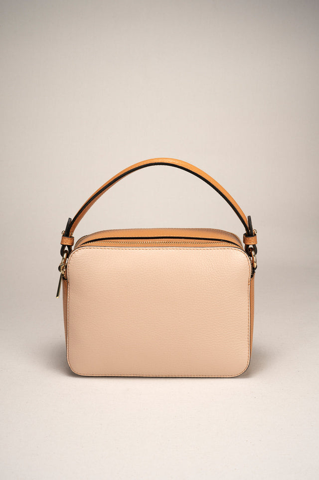 Bonnie Blue Jeans+cuoio Leather Bag by Prim & Proper - - Prim & Proper -