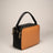 Bonnie Blue Jeans+cuoio Leather Bag by Prim & Proper - Bonnie Cuoio+black - Prim & Proper -
