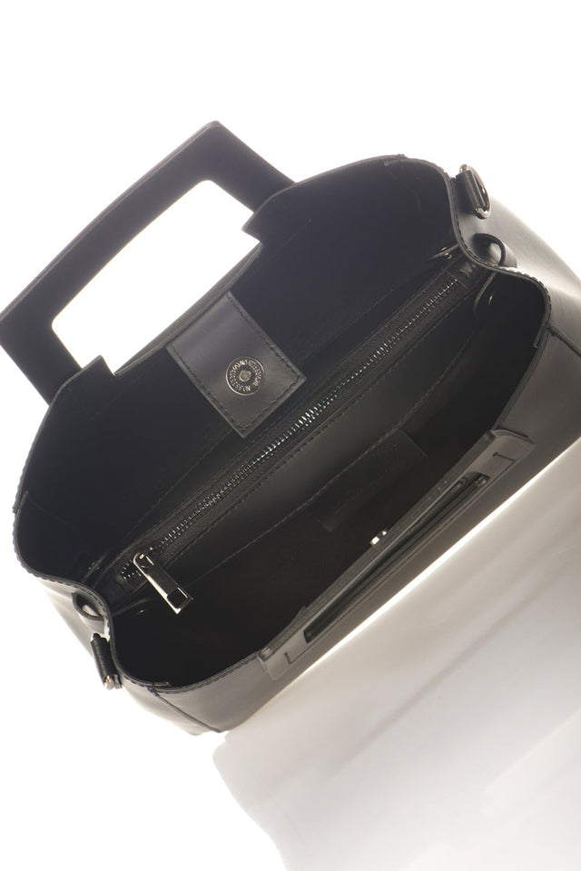 Anthea Black Leather Bag by Prim & Proper - - Prim & Proper -