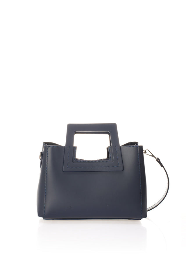 Anthea Blue Leather Bag by Prim & Proper - Anthea Blue - Prim & Proper -