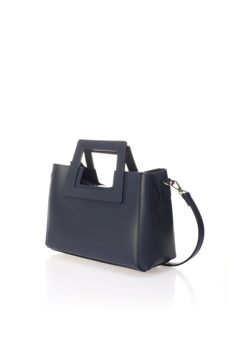 Anthea Blue Leather Bag by Prim & Proper - - Prim & Proper -