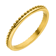 Half Dotted Ring | 18k Gold Plated - 7 - 54 55 - M Gold - Prim & Proper -