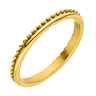 Half Dotted Ring | 18k Gold Plated - 7 - 54 55 - M Gold - Prim & Proper -