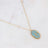 Necklace Will - Oval and Star Acetate by Bohm Paris - Light Blue - Prim & Proper -