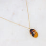 Necklace Will - Oval and Star Acetate by Bohm Paris - Tortoise Shell - Prim & Proper -
