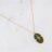 Necklace Will - Oval and Star Acetate by Bohm Paris - Green - Prim & Proper -