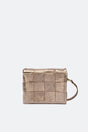Hailey Platino Leather Bag by Prim & Proper - Bronzo - Prim & Proper -