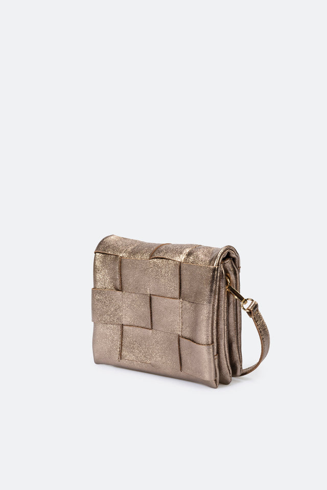Hailey Bronzo Leather Bag by Prim & Proper - - Prim & Proper -