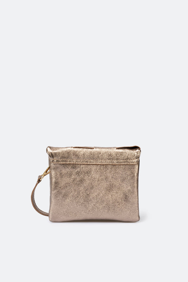 Hailey Bronzo Leather Bag by Prim & Proper - - Prim & Proper -