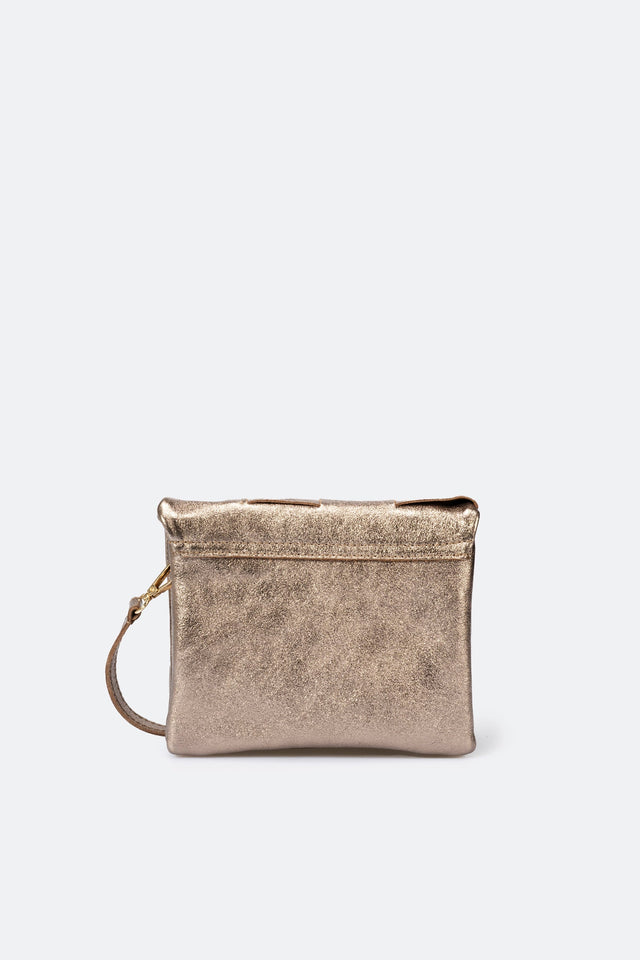 Hailey Platino Leather Bag by Prim & Proper - - Prim & Proper -