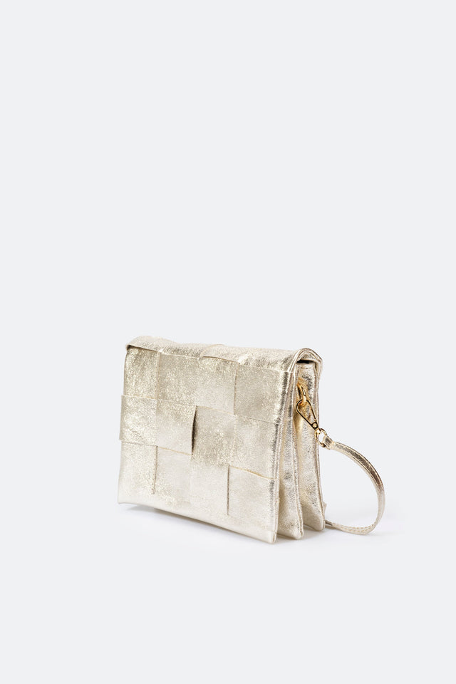 Hailey Platino Leather Bag by Prim & Proper - - Prim & Proper -