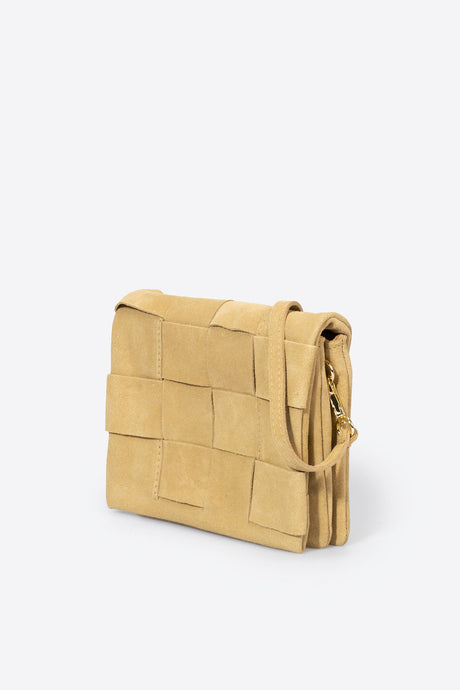 Hailey Taupe Leather Bag by Prim & Proper Leather Bag by Prim & Proper - - Prim & Proper -