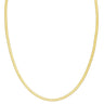 Snake Skin | 18k Gold Plated Chain - 40+5 Cm Gold 3 Mm - Prim & Proper -