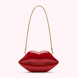 Lulu Red Lips Medium Clutch Bag - - Lulu Guinness - collection: lips colour: red edit: bestsellers edit: Christmas edit: christmas red edit: gifts edit: lips edit: occasion bags edit: party bags edit: races edit: showstopping gifts edit: statement red edit: wedding guest material: acrylic occasion: party/dress up product_type: bag product_type: full price Size: Small sub_category: clutch sub_category: crossbody