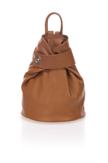 Anastasiya Mineral Blue Leather Bag by Prim & Proper - Cognac - Prim & Proper - 14 cm 35 cm 42 cm MINERAL BLUE