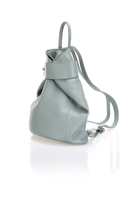 Anastasiya Cognac Leather Bag by Prim & Proper - Mineral Blue - Prim & Proper - 14 cm 35 cm 42 cm COGNAC