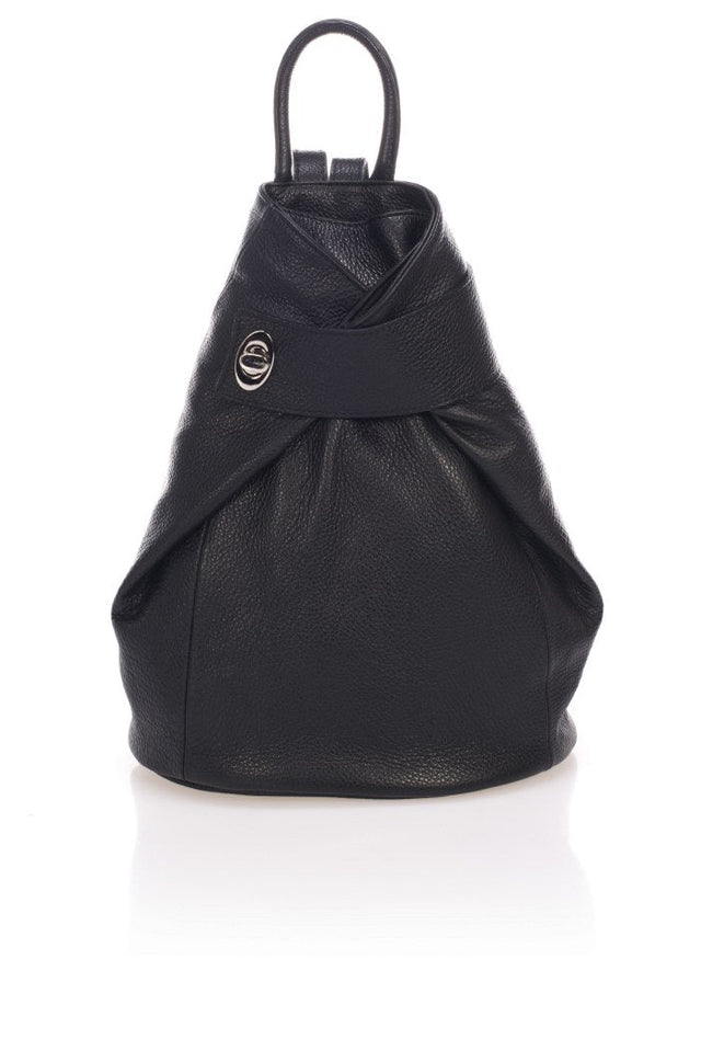 Anastasiya Mineral Blue Leather Bag by Prim & Proper - - Prim & Proper - 14 cm 35 cm 42 cm MINERAL BLUE