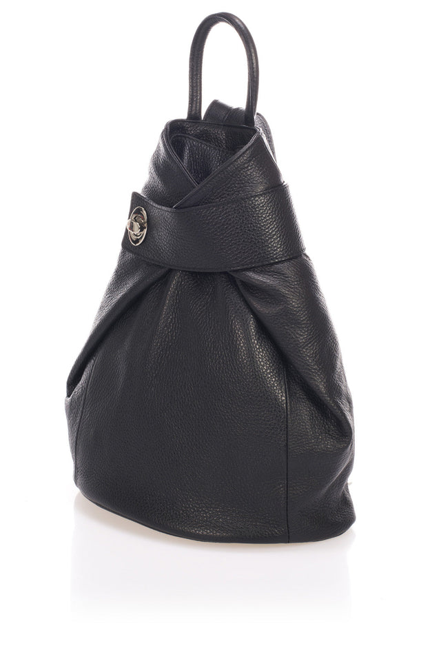 Anastasiya Cognac Leather Bag by Prim & Proper - Black - Prim & Proper - 14 cm 35 cm 42 cm COGNAC