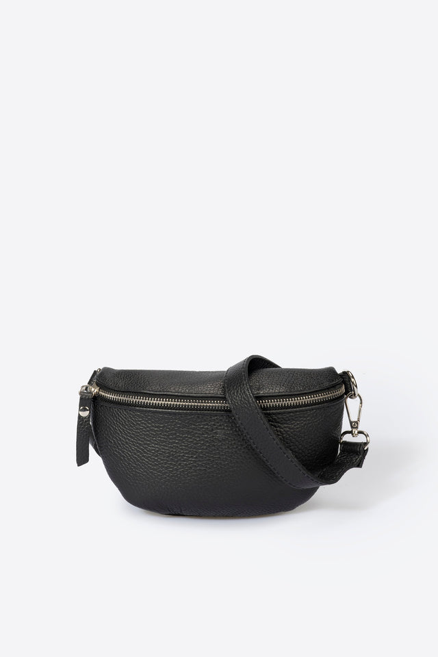 Isla Cognac Leather Bag by Prim & Proper - Black - Prim & Proper -
