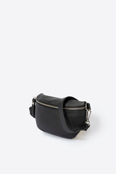 Isla Nero Leather Bag by Prim & Proper - - Prim & Proper -