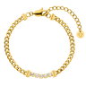 5 Stone Bracelet | 18k Gold Plated - Gold - Prim & Proper -