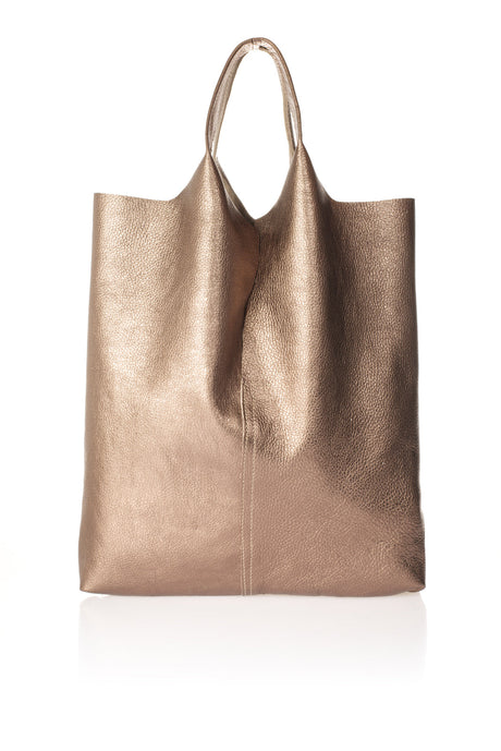 Arina Metal Gun Leather Bag by Prim & Proper - - Prim & Proper -