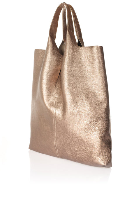 Arina Black Leather Bag by Prim & Proper - Arina Gun Metal - Prim & Proper -