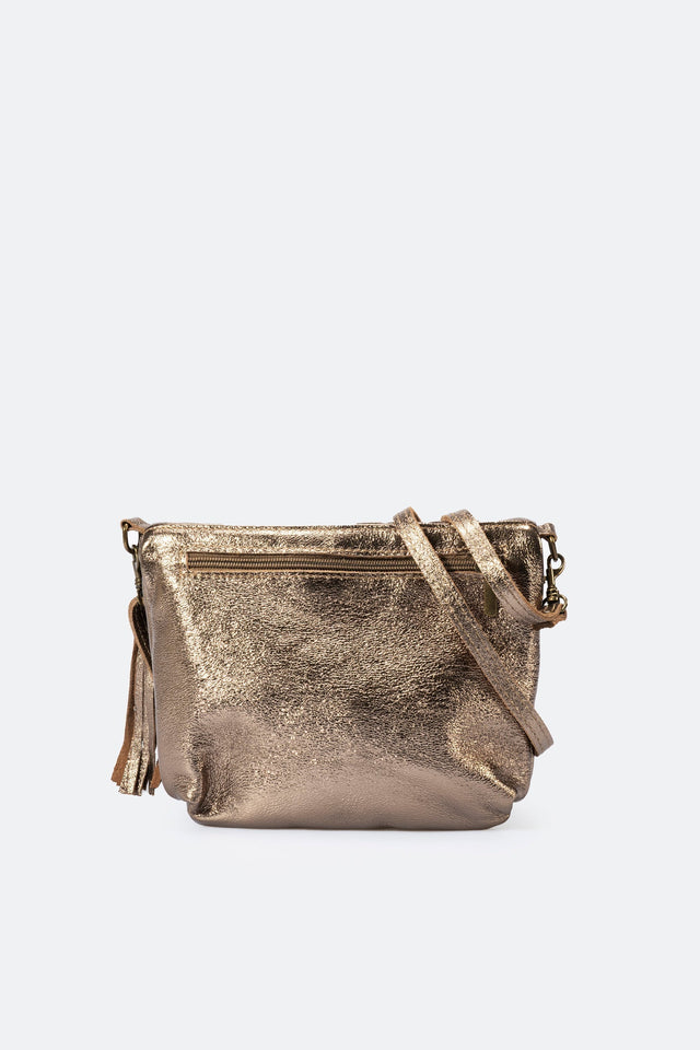 Agata Mela Leather Bag by Prim & Proper - - Prim & Proper - 18 cm 24 cm 4 cm BLACK