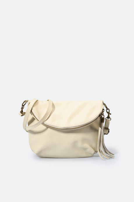 Agata Metal Gun Leather Bag by Prim & Proper - Latte - Prim & Proper - 18 cm 24 cm 4 cm BLACK