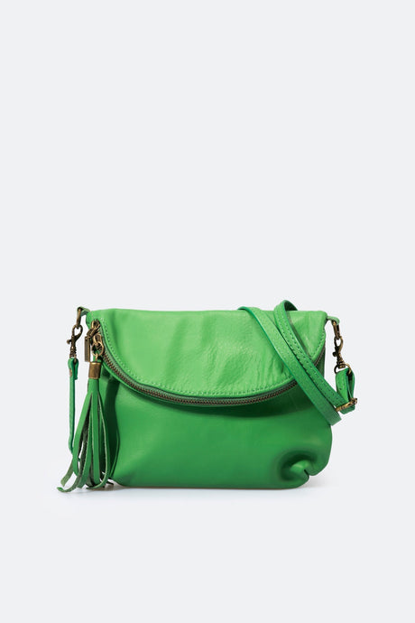 Agata Yellow Leather Bag by Prim & Proper - Mela - Prim & Proper - 18 cm 24 cm 4 cm BLACK