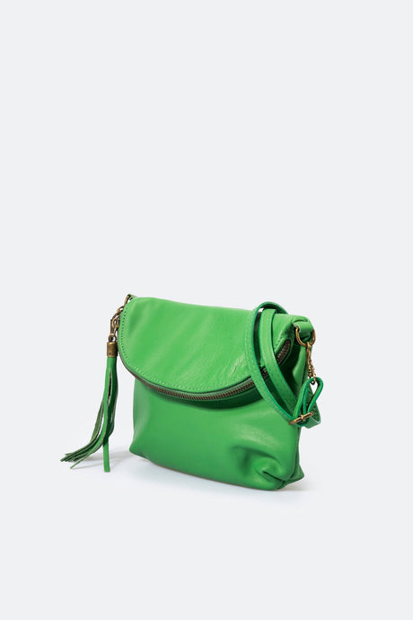 Agata Mela Leather Bag by Prim & Proper - - Prim & Proper - 18 cm 24 cm 4 cm BLACK