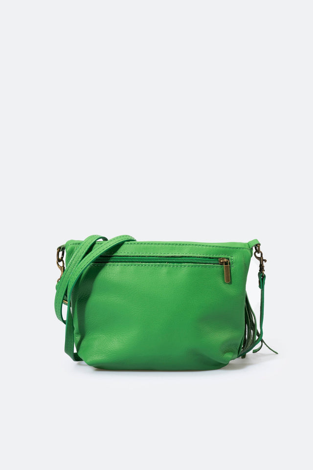 Agata Cuoio Leather Bag by Prim & Proper - - Prim & Proper - 18 cm 24 cm 4 cm BLACK