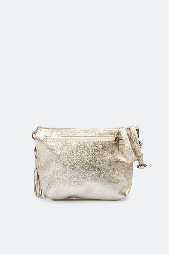 Agata Platino Leather Bag by Prim & Proper - - Prim & Proper - 18 cm 24 cm 4 cm BLACK