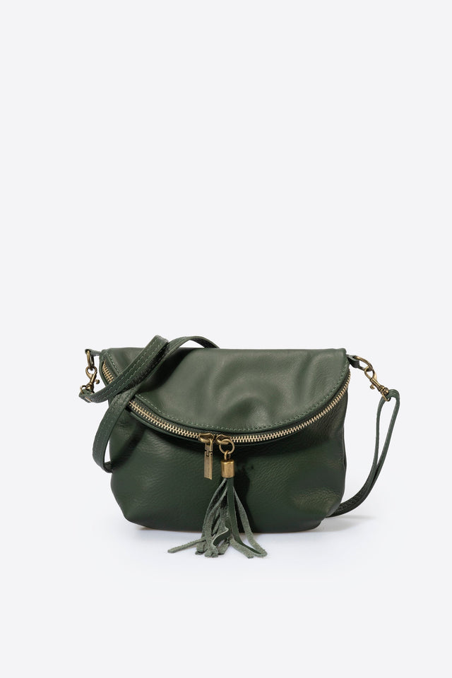 Agata Nero Leather Bag by Prim & Proper - - Prim & Proper - 18 cm 24 cm 4 cm BLACK