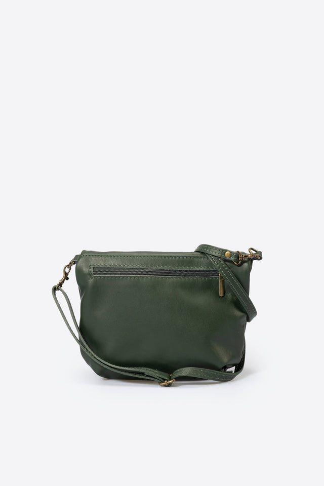 Agata Mela Leather Bag by Prim & Proper - - Prim & Proper - 18 cm 24 cm 4 cm BLACK