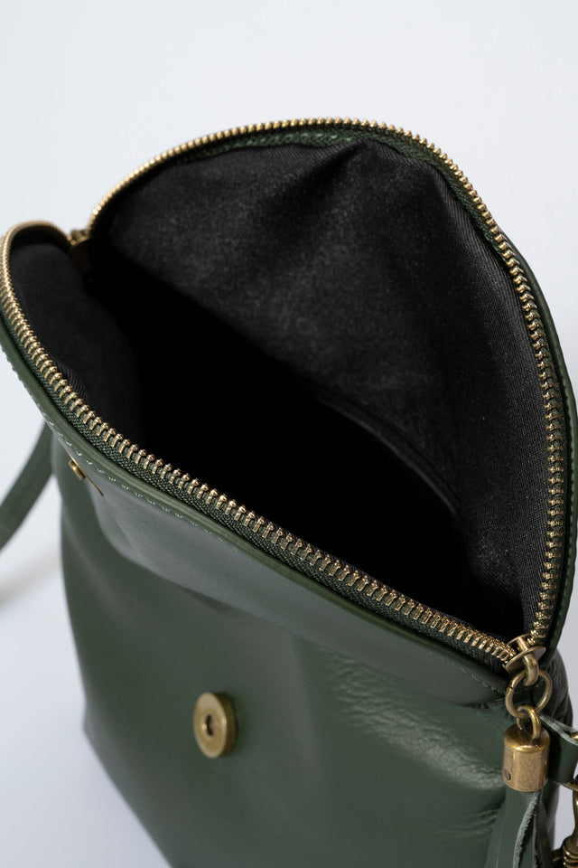 Agata Platino Leather Bag by Prim & Proper - - Prim & Proper - 18 cm 24 cm 4 cm BLACK